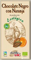 Акція на Шоколад органічний Sole Чорний 56% з апельсином 100 г від Rozetka