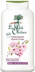 Акція на Екстраніжний крем для душу Le Petit Olivier Extra gentle shower creams Вишневий цвіт 500 мл від Rozetka
