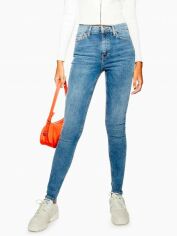 Акція на Джинси Skinny жіночі Topshop FLAS-02K04QMDT 36-30 Сині від Rozetka