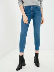 Акция на Джинси Skinny жіночі Topshop FLAS-02W01TMDT 25-30 Сині от Rozetka