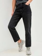 Акція на Джинси Regular Fit жіночі Topshop FLAS-02M01TWBK 26-30 Чорні від Rozetka