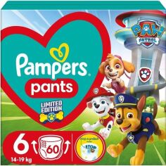 Акція на Подгузники-трусики Pampers Paw Patrol Pants Extra Large 14-19кг 60шт від MOYO