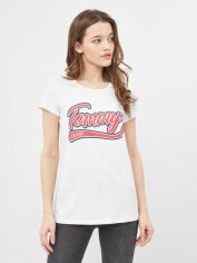 Акція на Футболка жіноча Tommy Hilfiger 9744.2 M Біла від Rozetka