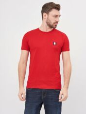Акція на Футболка бавовняна довга чоловіча Tommy Hilfiger 10309.2 S Червона від Rozetka