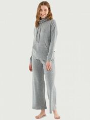 Акція на Піжама (кофта + штани) жіноча великих розмірів U.S. Polo Assn 16818 XL Grey Melange від Rozetka