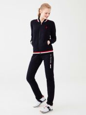 Акція на Піжама (кофта + штани) жіноча бавовняна U.S. Polo Assn 16614 M Navy від Rozetka