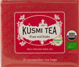 Акція на Чай чорний Kusmi Tea Four Red Fruits органічний 20 пакетиків х 2 г від Rozetka