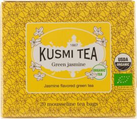 Акція на Чай зелений Kusmi Tea Green Jasmine органічний 20 пакетиків х 2 г від Rozetka