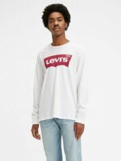 Акція на Лонгслів чоловічий Levi's The Graphic 36015-0010 2XL White від Rozetka