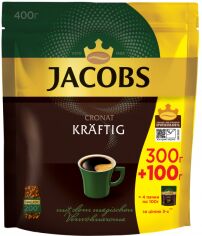 Акція на Кава розчинна Jacobs Cronat Kraftig 400 г від Rozetka