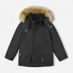 Акція на Підліткова зимова куртка-парка термо для хлопчика Reima Serkku 5100106A-9990 152 см від Rozetka