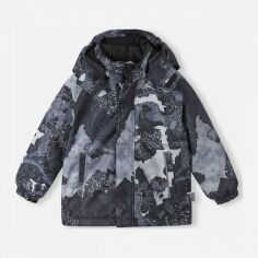 Акция на Дитяча зимова термо куртка для хлопчика Lassie by Reima Juksu 7100025A-9992 110 см от Rozetka