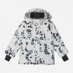 Акція на Дитяча зимова термо лижна куртка для дівчинки Reima Repojoki 521654B-0101 110 см від Rozetka