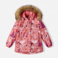 Акція на Дитяча зимова термо куртка для дівчинки Reima Kiela 5100039A-4231 128 см від Rozetka
