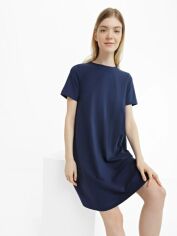 Акция на Сукня-футболка міні літня жіноча Promin 2050-103_238 XS Темно-синя от Rozetka