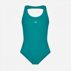 Акция на Купальник злитий жіночий Arena Solid O Back Swimsuit 005911-600 40 Зелений от Rozetka