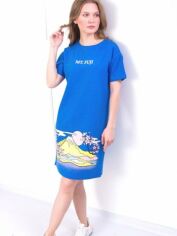 Акція на Сукня-футболка міді літня жіноча Носі своє 8201-057-33 48 Джинс (p-6232-75133) від Rozetka