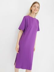 Акція на Сукня-футболка міді літня жіноча Promin 2050-121_363 L Фіолетова від Rozetka