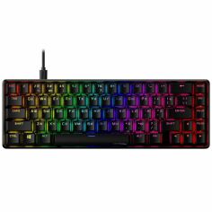 Акция на Игровая клавиатура HyperX Alloy Origins 65 Red USB RGB, Black (4P5D6AX) от MOYO