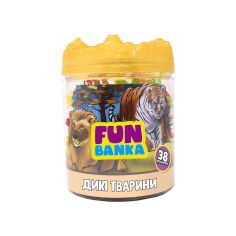 Акція на Игровой мини-набор Fun Banka Дикие Животные  320385-UA ТМ: Fun Banka від Antoshka