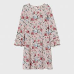 Акція на Сукня коротка літня жіноча H&M XAZ333256PBAM 34 Блідо-рожева від Rozetka