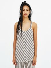 Акція на Майка Pull & Bear XAZ237902RRCI S Бежева в смужку від Rozetka