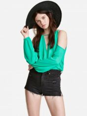 Акція на Топ жіночий H&M XAZ007025LGNG 38 Зелений від Rozetka