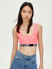 Акція на Топ жіночий Pull & Bear XAZ295490SVSJ L Яскраво-рожевий від Rozetka