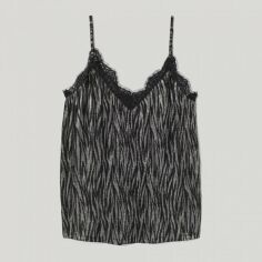 Акція на Топ жіночий H&M XAZ338971KUCC 32 Чорний з сріблястим від Rozetka