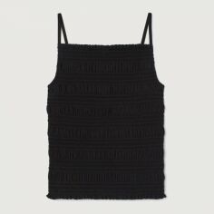 Акція на Топ жіночий H&M XAZ247188SFLL L Чорний від Rozetka