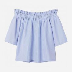 Акція на Топ жіночий H&M XAZ182002BMDQ 34 Синій з білим від Rozetka