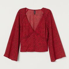 Акція на Топ жіночий H&M XAZ206706LTZD 34 Червоний від Rozetka