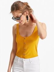Акція на Топ жіночий Stradivarius XAZ284143LFGG M Жовтий від Rozetka