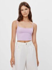 Акція на Топ жіночий Bershka XAZ304057JBPQ L Бузковий від Rozetka