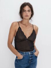 Акція на Топ жіночий Zara XAZ230776HTNZ S Чорний від Rozetka