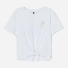 Акція на Топ жіночий H&M XAZ237501XPBD XS Білий від Rozetka