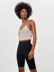 Акція на Топ жіночий Bershka XAZ303773FBGL L Блідо-рожевий від Rozetka