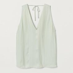 Акція на Топ жіночий H&M XAZ279637OQLT 36 Блідо-м'ятний від Rozetka