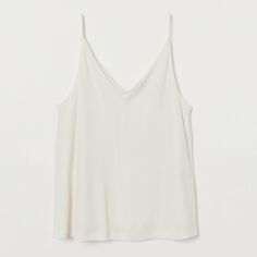 Акція на Топ жіночий H&M XAZ228119ZQHS L Молочний від Rozetka