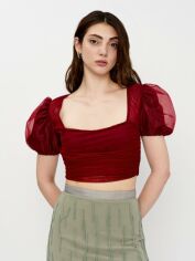 Акція на Топ жіночий Missguided XAZ335146CAYI 42 Бордовий від Rozetka
