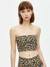 Акція на Топ жіночий Pull & Bear XAZ295456HPKF L Леопардовий від Rozetka