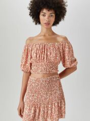 Акція на Топ жіночий Pull & Bear XAZ373774YLEE XS Бежевий від Rozetka