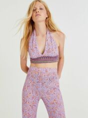 Акція на Топ жіночий Pull & Bear XAZ373947AZQE M Фіолетовий від Rozetka