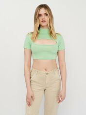 Акція на Топ жіночий Missguided XAZ335163LMNI 36 Салатовий від Rozetka