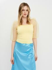 Акція на Топ жіночий Missguided XAZ335489NCCT 38 Жовтий від Rozetka