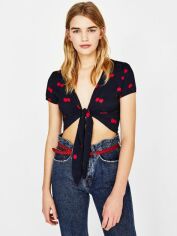 Акція на Топ жіночий Bershka XAZ132929OJGD M Синій від Rozetka