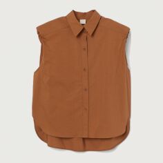 Акція на Сорочка H&M XAZ328652IQHU XS Коричнева від Rozetka
