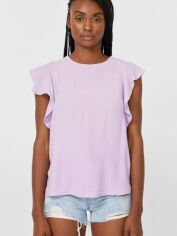Акція на Блузка жіноча Stradivarius XAZ284178CXZX L Бузкова від Rozetka