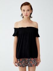 Акція на Блузка жіноча Pull & Bear XAZ234399DEAL S Чорна від Rozetka
