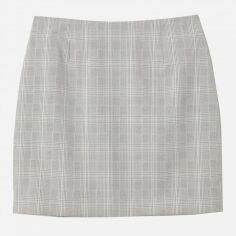 Акція на Спідниця міні літня пряма жіноча H&M XAZ131997CKXP 44 Сіра від Rozetka